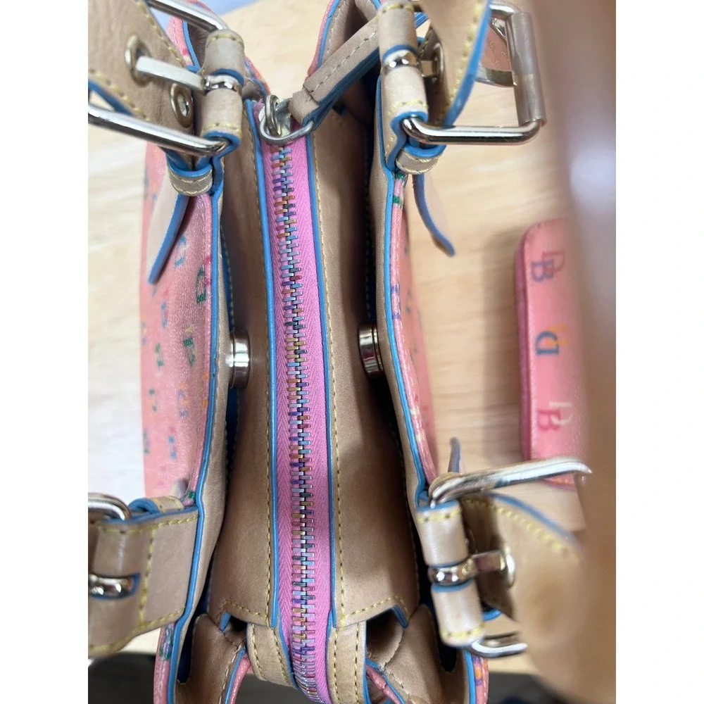 VTG Y2K Dooney & Bourke Satchel Wallet SET 